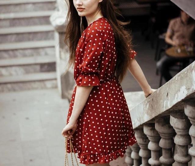 Летнее платье с запахом
