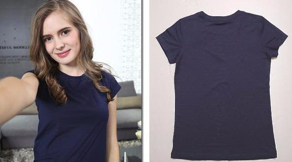 Базовая хлопковая футболка с коротким рукавом