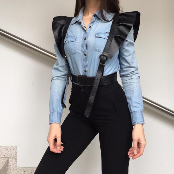 Женский пояс-портупея