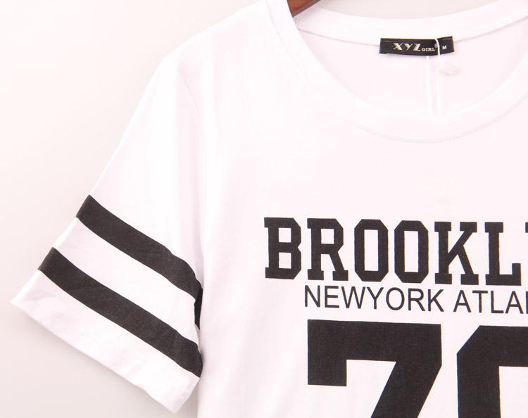 Укороченная женская футболка