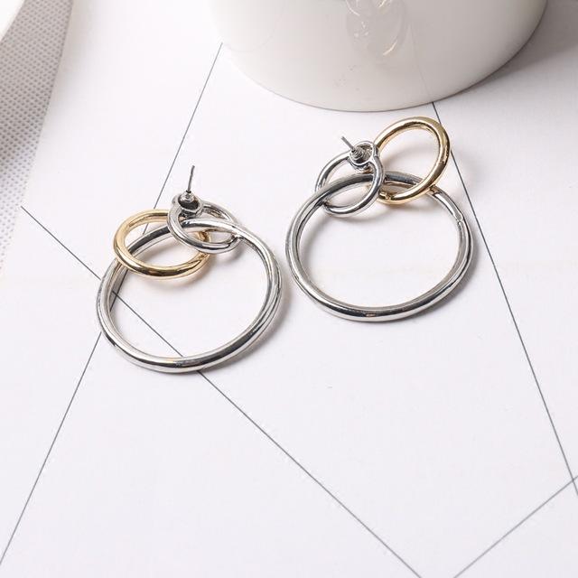 Круглые серьги